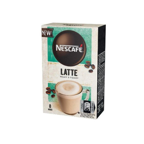 NESCAFE Latte šķīstošās kafijas dzēriens 120g (8) | Multum