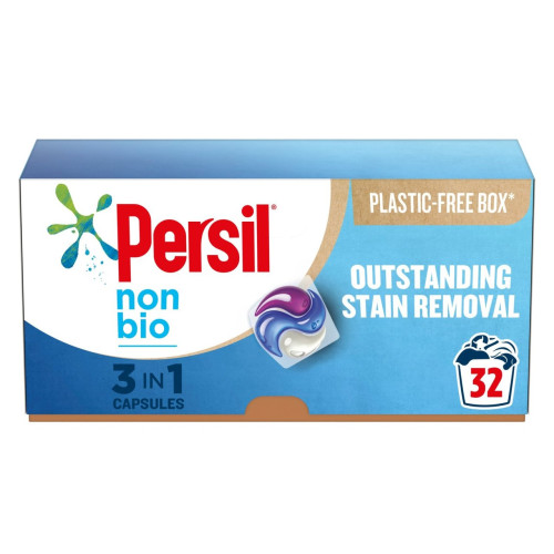 PERSIL Non Bio Sensitive veļas mazgāšanas kapsulas 32gab | Multum