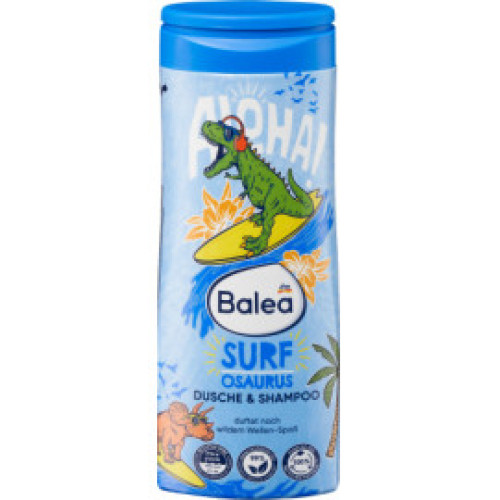 BALEA Surfosaurus 2in1 dušas želeja un šampūns 300ml | Multum