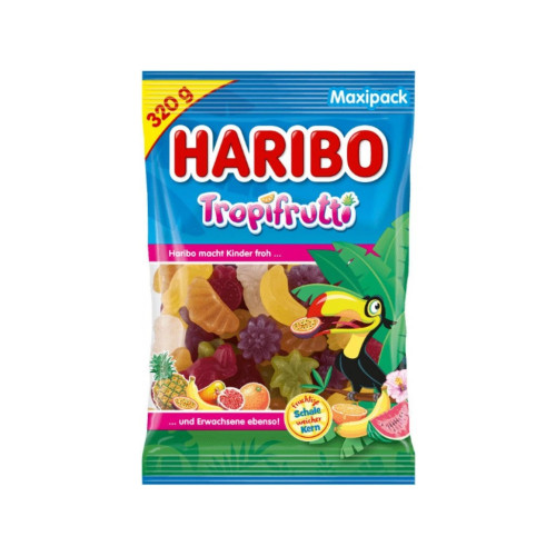 Haribo Tropifrutti želejas konfektes 320g | Multum