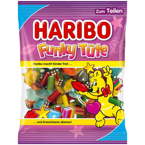 HARIBO Funky Tuete želejas konfektes 175g | Multum