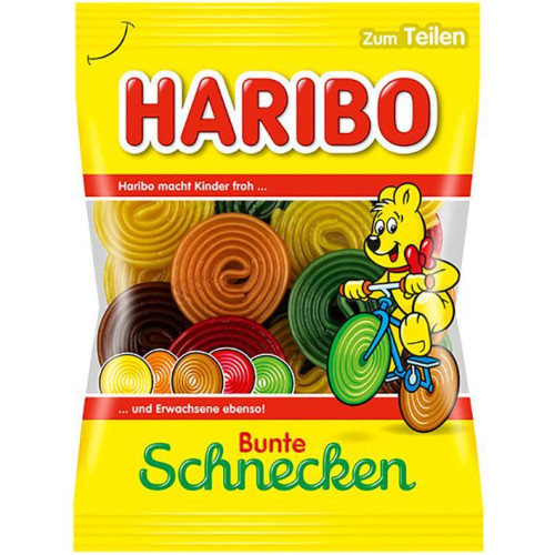 HARIBO Bunte Schnecken želejas konfektes 160g | Multum