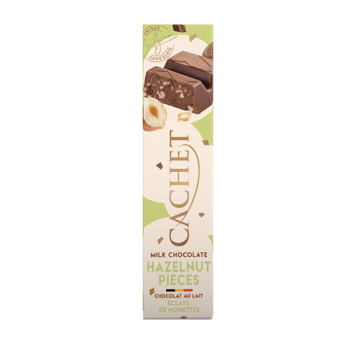 CACHET Piena šokolādes tāfelīte ar lazdu riekstiem 50g | Multum