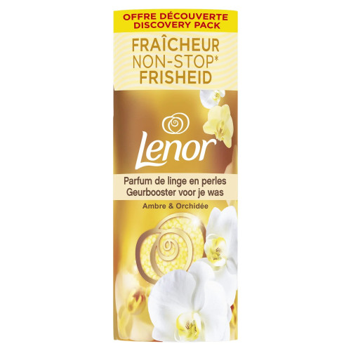 LENOR Amber & Orchid aromātiskās granulas veļai (11x) 140g | Multum