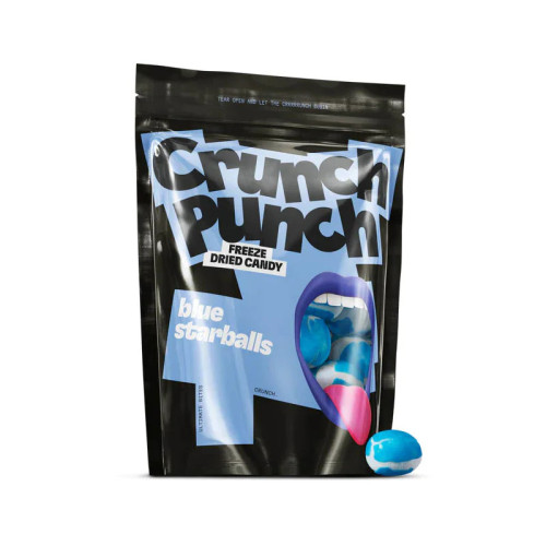CRUNCH PUNCH Blue Starballs konfektes 100g | Multum