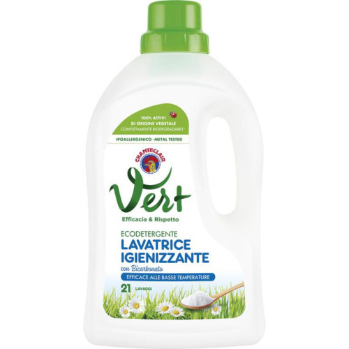 CHANTE CLAIR Vert Eco veļas mazgāšanas līdzklis ar sodu (21x) 1071ml | Multum