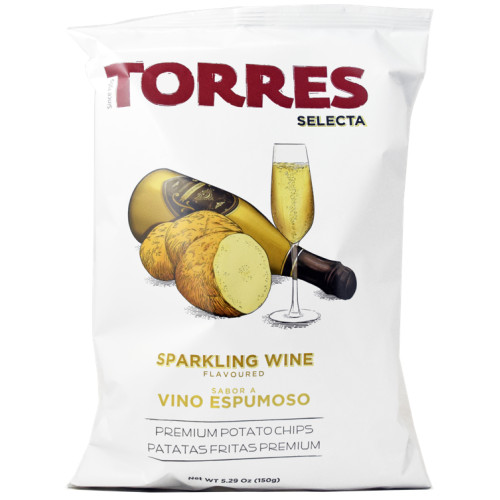 TORRES kartupeļu čipsi ar dzirkstošā vīna garšu 150g | Multum