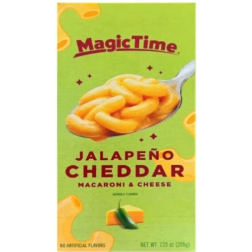 MAGIC TIME Jalapenjo Cheddar Mac'n'Cheese sagatave 205g | Multum