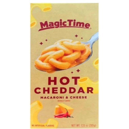 MAGIC TIME Hot Cheddar Mac'n'Cheese sagatave 205g | Multum