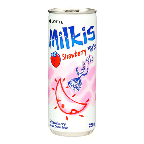 LOTTE MILKIS Strawberry limonāde 250ml | Multum