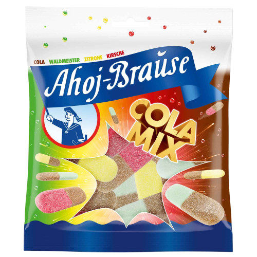 AHOY-BRAUSE Cola Mix košļājamās konfektes 150g | Multum