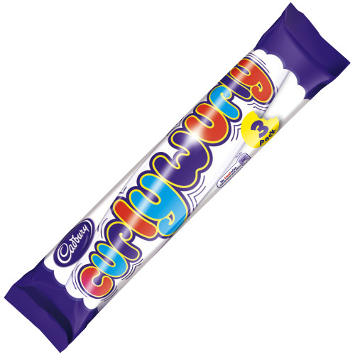 CADBURY Curly Wurly šokolādes batoniņi (3) 64.5g | Multum