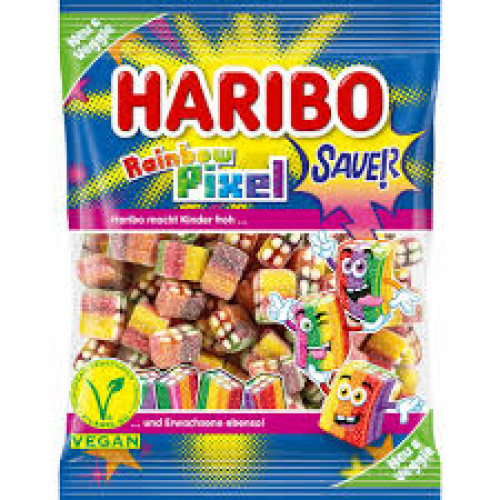 HARIBO Rainbow Pixel želejas konfektes 160g | Multum