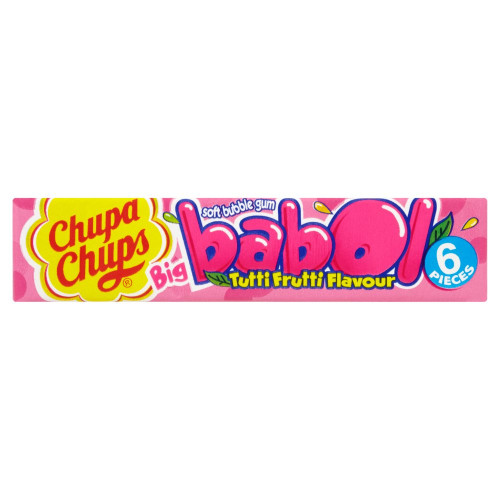 CHUPA CHUPS Babol Tutti Frutti košļājamā gumija 27.6g | Multum