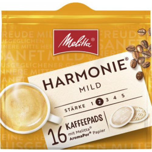 MELITTA Harmonie kafijas spilventiņi (16) 112g | Multum