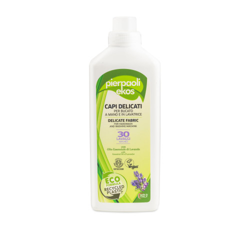 PIERPAOLI EKOS veļas mazgāšanas līdzeklis delikātiem audumiem (mazgāšanai ar rokām un veļas mašīnā) (30x) 1000ml | Multum