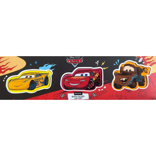 DISNEY Cars Winner's Circle vannas bumbu dāvanu komplekts 3x60g | Multum
