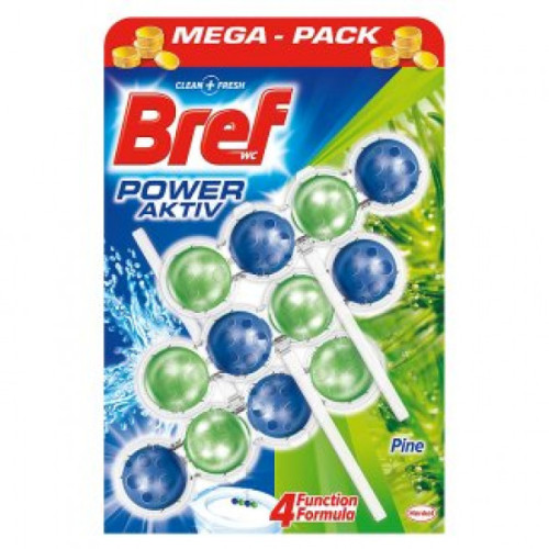 BREF Power Aktiv Pine tualetes bloks 3x50g | Multum