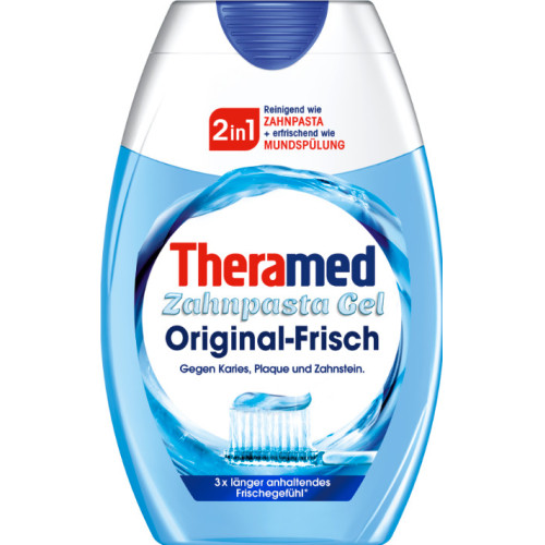 THERAMED 2in1 Original zobu pasta pret kariesu, aplikumu un smaganu problēmām 75ml | Multum