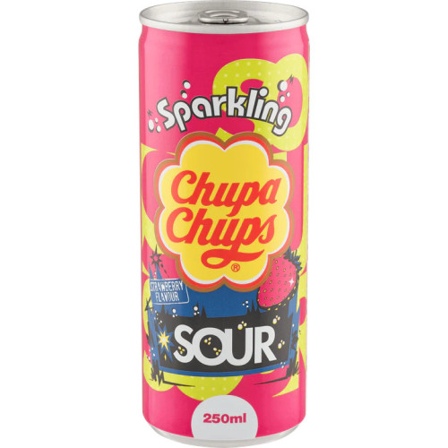 CHUPA CHUPS Sour Strawberry limonāde 250ml | Multum