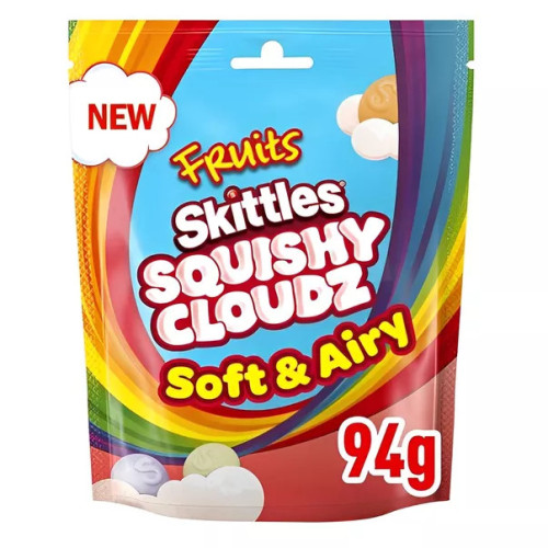 SKITTLES Squishy Cloudz Fruits dražejas 94g | Multum