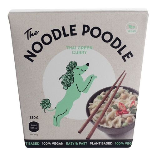 NOODLE POODLE Thai Green Curry nūdeles 250g | Multum