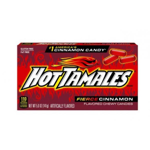 HOT TAMALES Fierce Cinnamon košļājamas konfektes 141 g | Multum