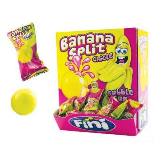 FINI Banana split košļājamā gumija 6.32g | Multum