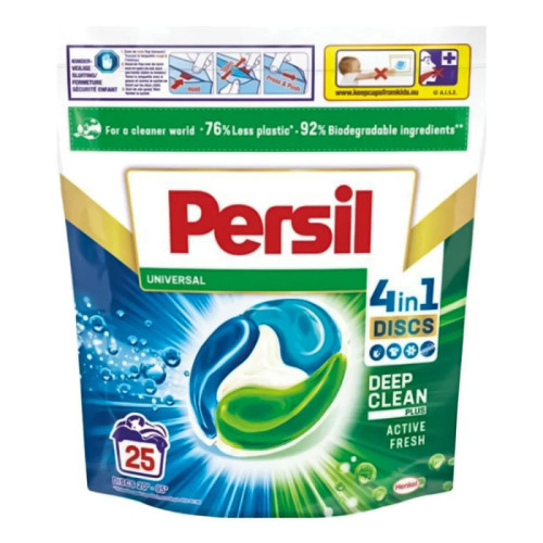 PERSIL Universal 4in1 Discs veļas mazgāšanas kapsulas 25gab | Multum