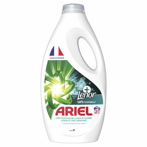 ARIEL Lenor Unstoppables veļas mazgāšanas gēls (31x) 1,395L | Multum