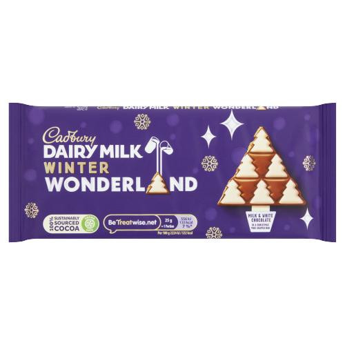 CADBURY Dairy Milk Winter Wonderland piena šokolādes tāfelīte 100g | Multum