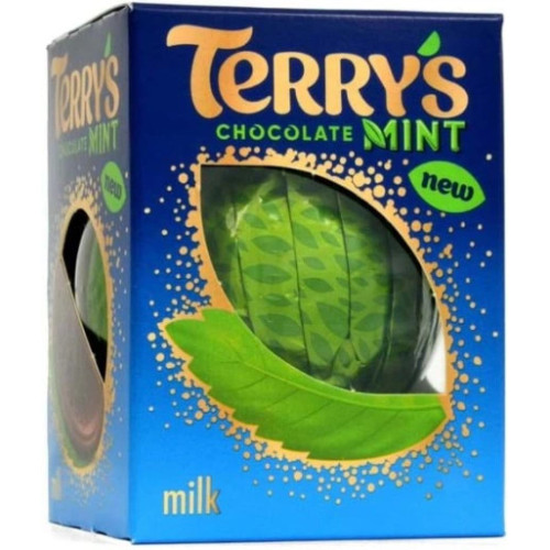 TERRY'S Orange Mint piena šokolādes apelsīns ar piparmētru garšu 145g | Multum