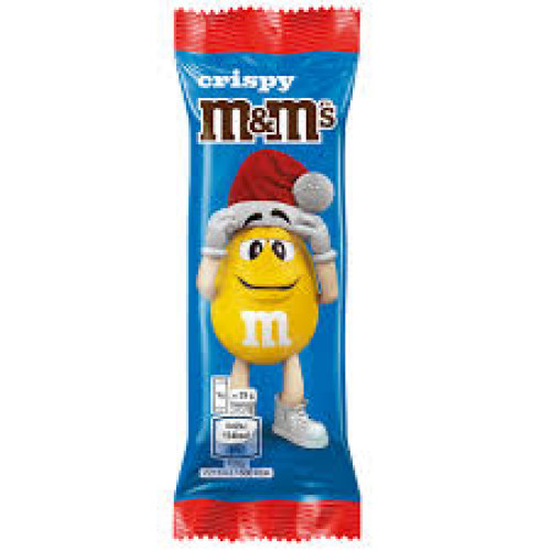 M&M'S Crispy Santa šokolādes figuriņa ar dražejām 29g | Multum