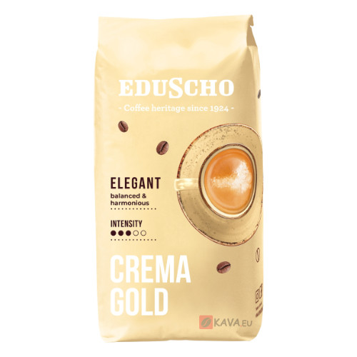 EDUSCHO Crema Gold kafijas pupiņas 1000g | Multum