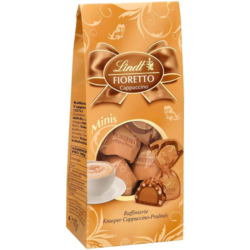 LINDT Fioretto Minis šokolādes konfektes ar Cappuccino pildījumu 115g | Multum