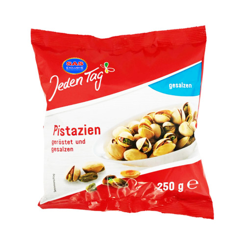 JEDEN TAG nelobītas Pistācijas, grauzdētas 250g | Multum