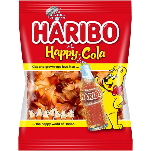 HARIBO Happy Cola želejas konfektes 100g | Multum