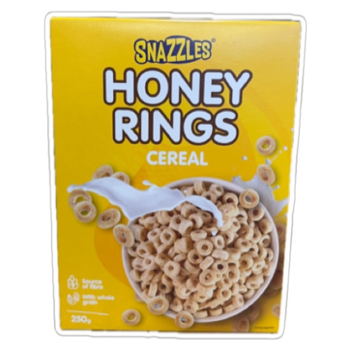 SNAZZLES Honey Rings brokastu pārslas 250g | Multum