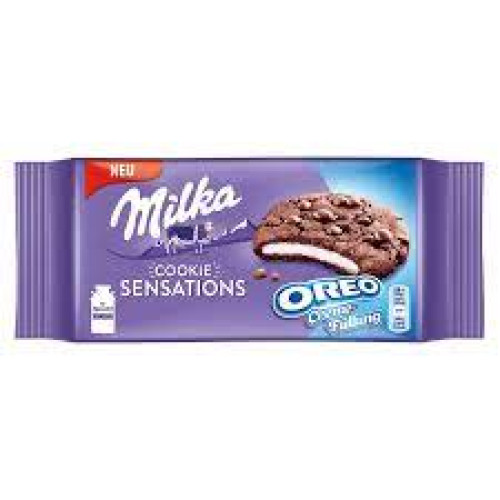 MILKA Cookies sensations Oreo creme cepumi 156g | Multum