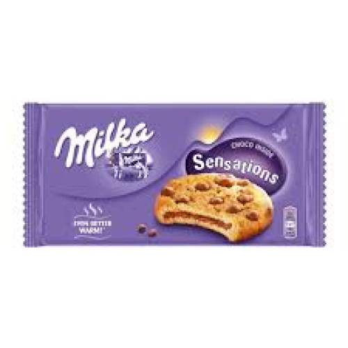 MILKA Cookies sensations Choco cepumi 156g | Multum