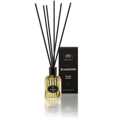 AROMATIC 89 Diamond telpu gaisa atsvaidzinātājs ar kociņiem 250ml | Multum