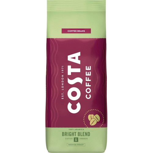 COSTA COFFEE Bright Blend kafijas pupiņas 1000g | Multum