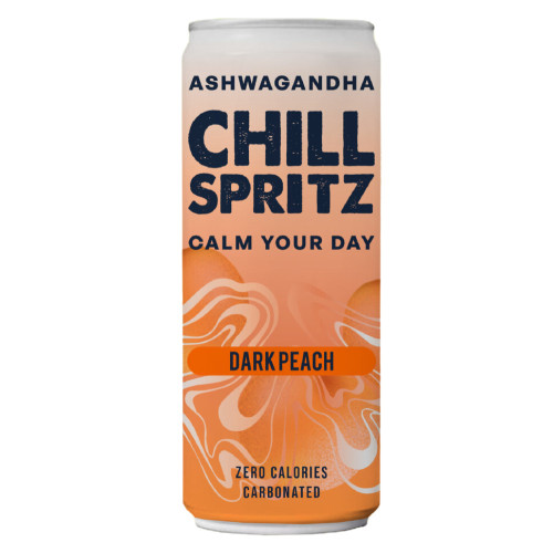 CHILL SPRITZ Dark Peach izotonisks dzēriens ar vitamīniem 330ml | Multum