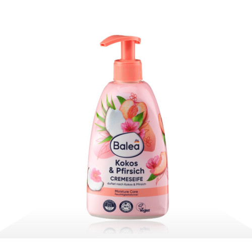 BALEA šķidrās ziepes ar kokosriekstu un persiku aromātu 500ml | Multum