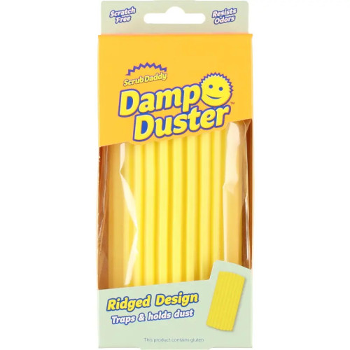 SCRUB DADDY Damp Duster Yellow putekļu savākšanas sūklis | Multum