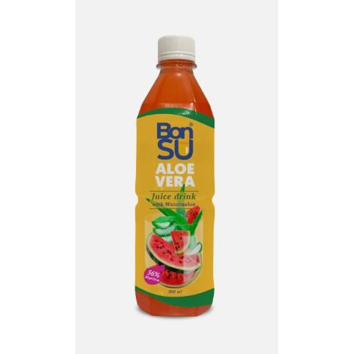 BONSU Arbūzu Aloe Vera sulas dzēriens 500ml | Multum
