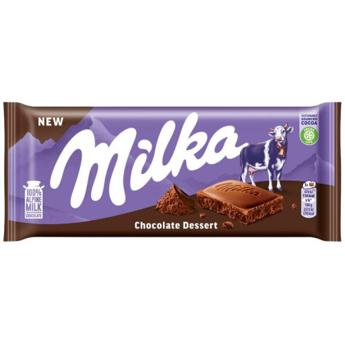 MILKA Choco Dessert šokolādes tāfelīte 100g | Multum