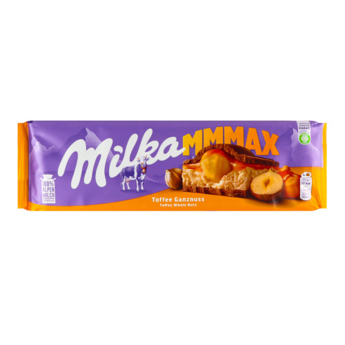 MILKA Toffee Wholenut šokolādes tāfelīte 300g | Multum