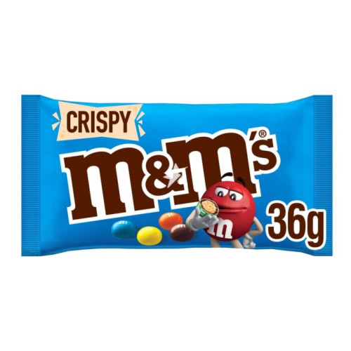 M&M's Crispy šokolādes dražejas 36g | Multum