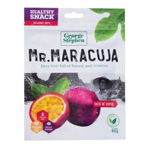 GEORGE & STEPHEN Mr.Maracuja, žāvēta pasiflora, gabaliņos 50g | Multum